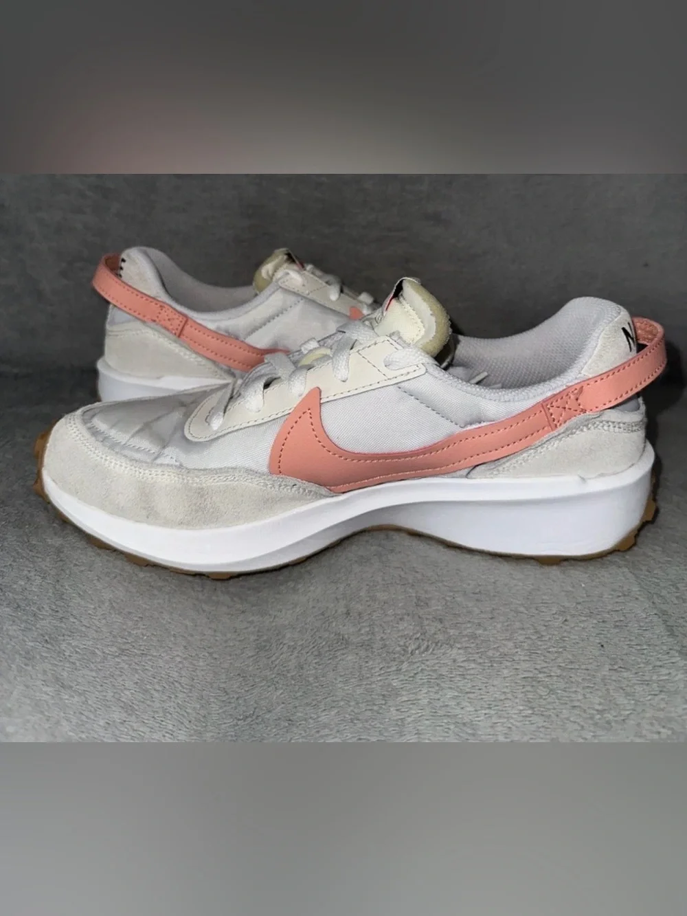 Women’s Nike Waffle Debut 'Grey/Light Madder Root/Gum' DH9523 003 - Size 8.5